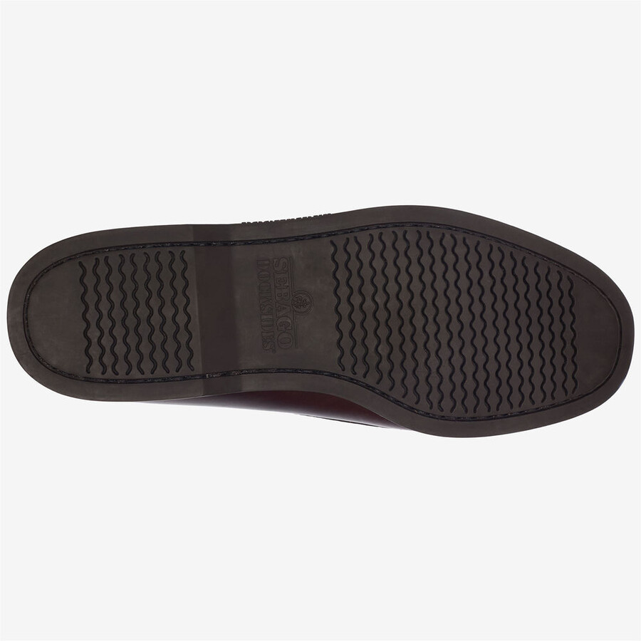 docksides portland waxed dk brown-gum