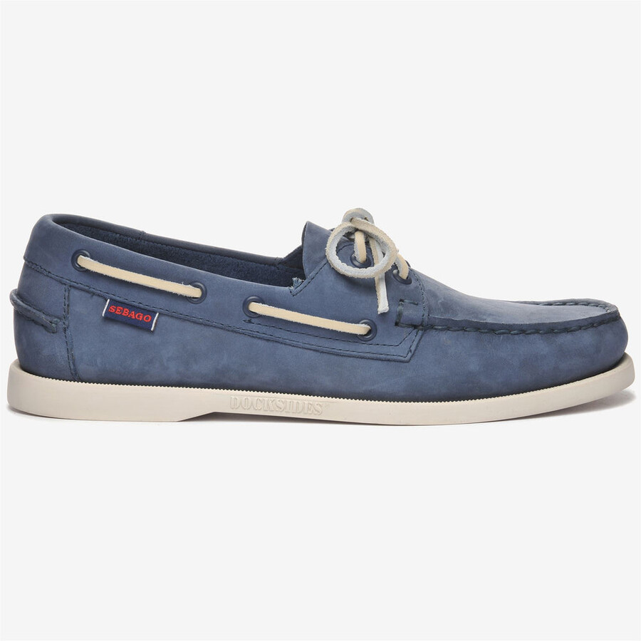 docksides portland nabuk blu navy