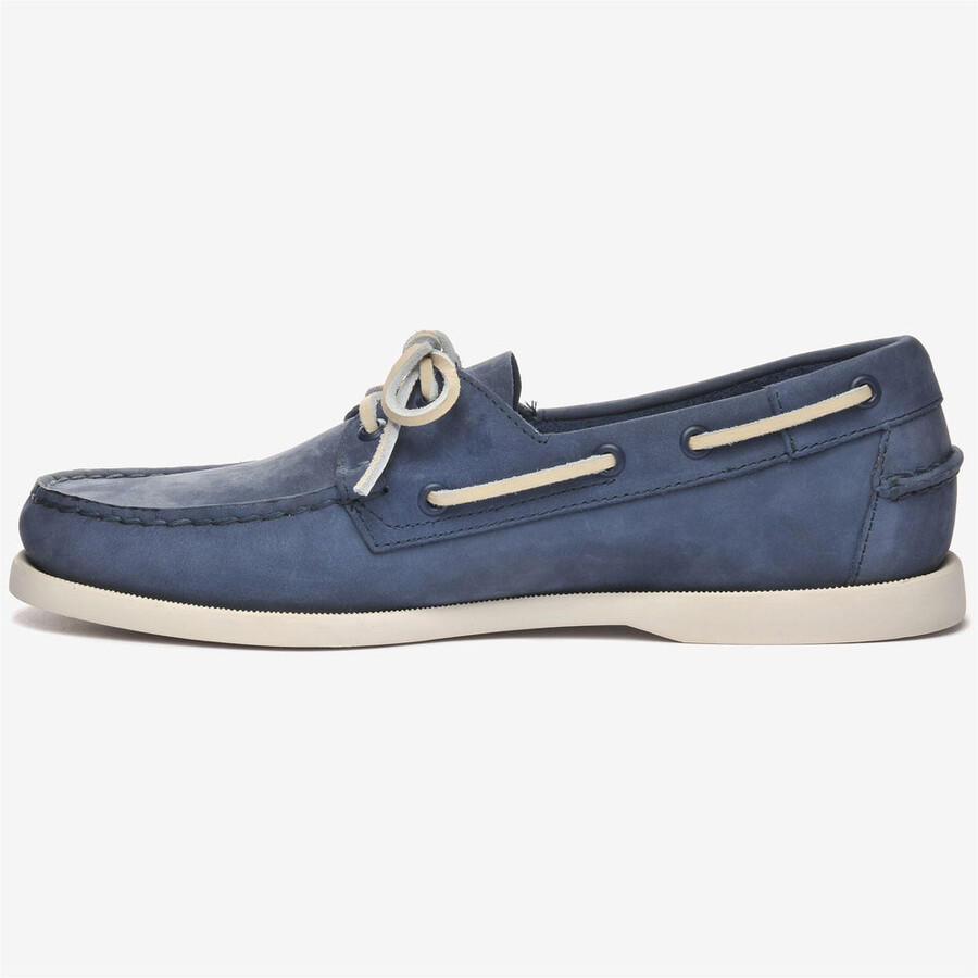 docksides portland nabuk blu navy