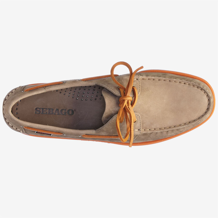 docksides portland nabuk marrone tortora-arancione