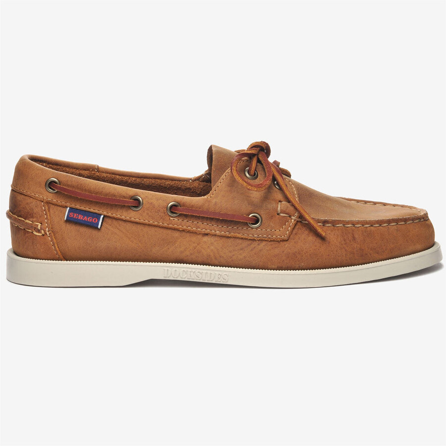 docksides portland crazy h marrone tan