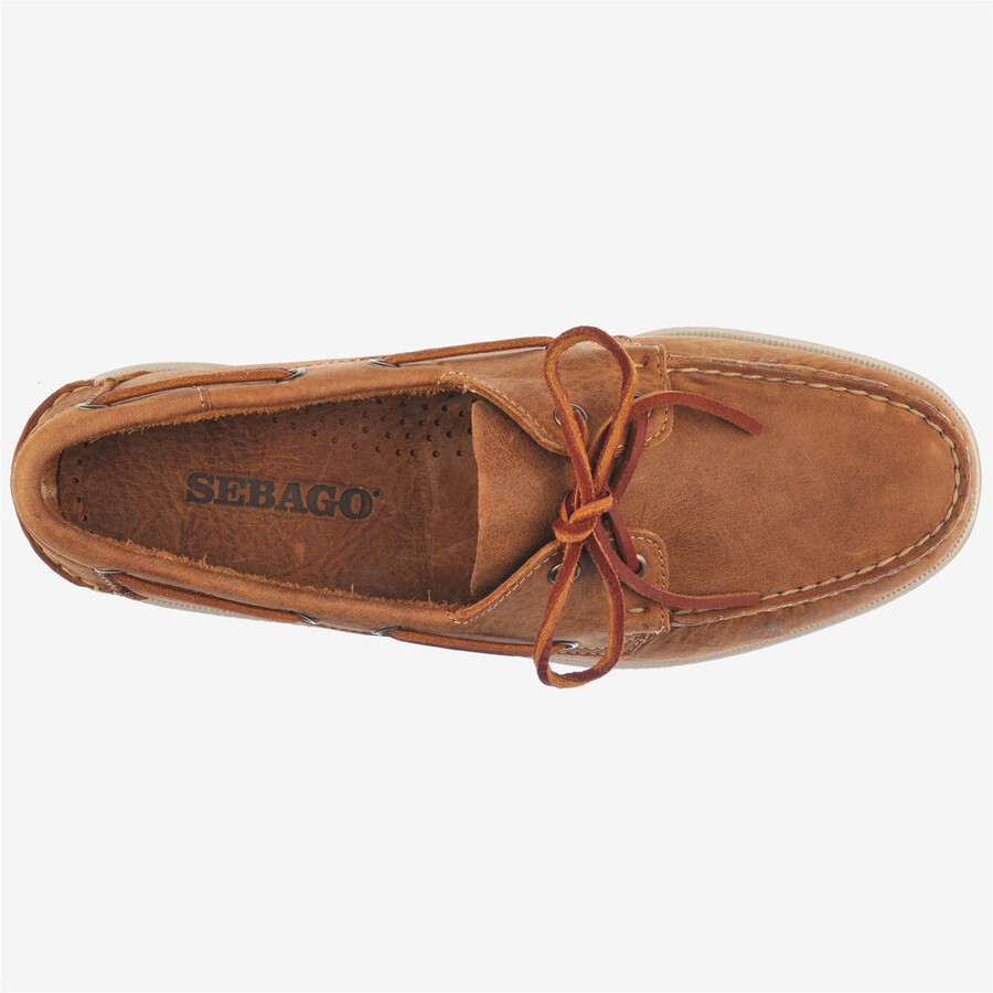 docksides portland crazy h marrone tan
