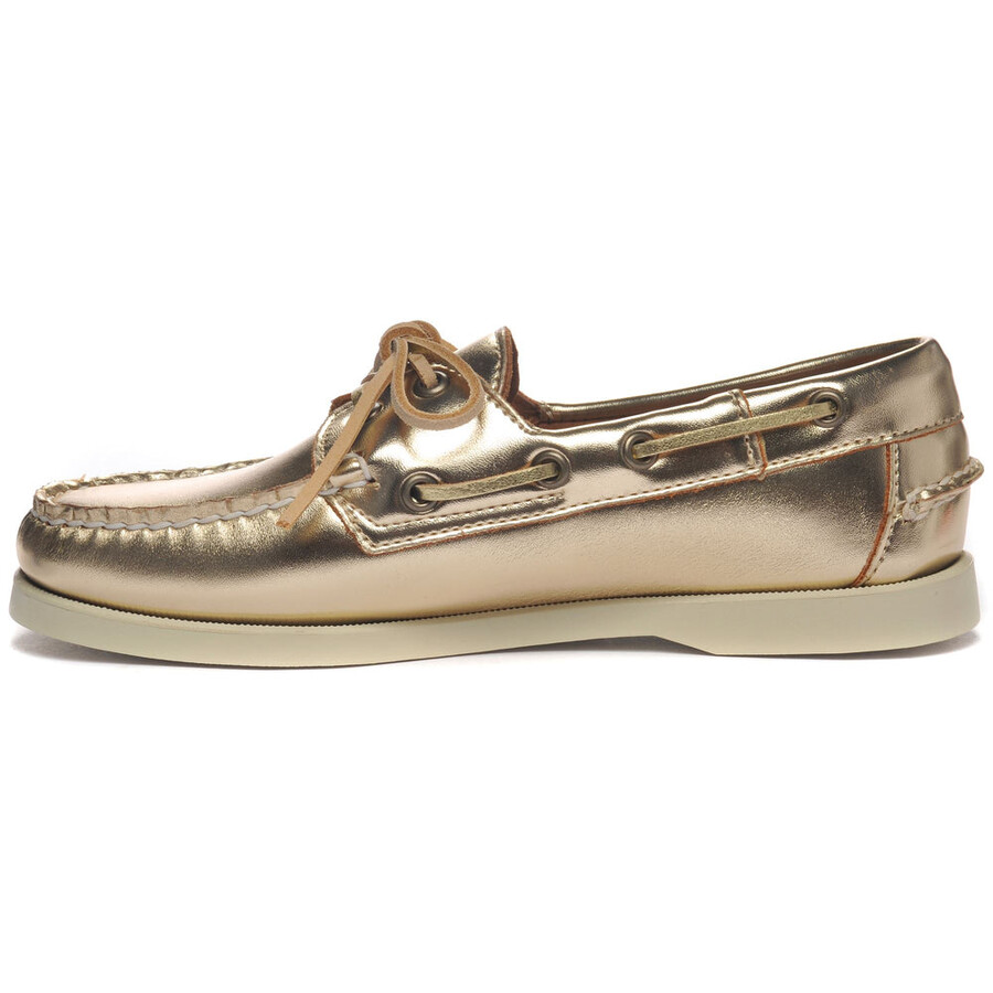 docksides portland met woman gold