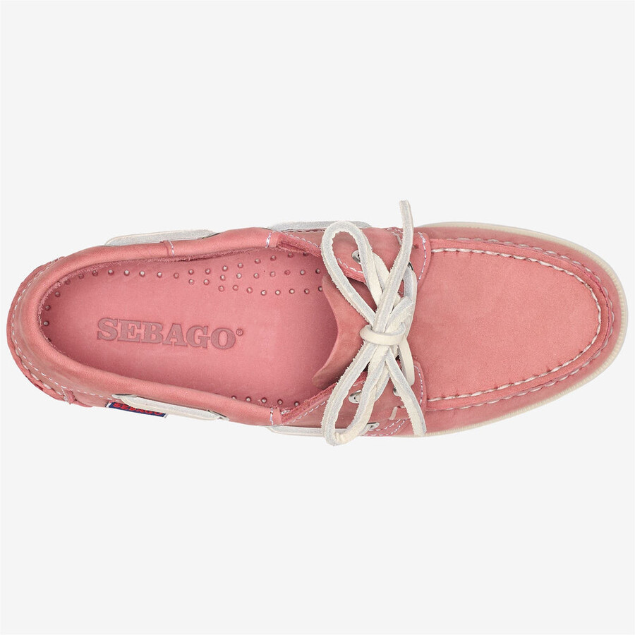 docksides portland nabuk donna rosa-bianco