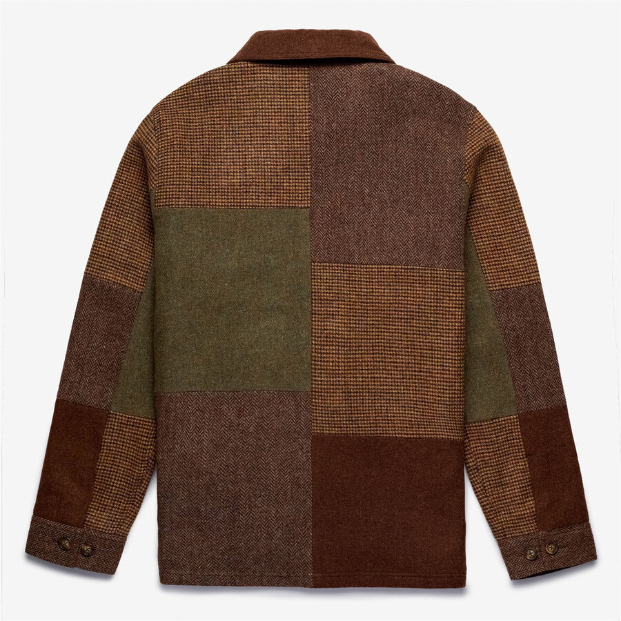 dorr patchwork marrone a quadri multicolore
