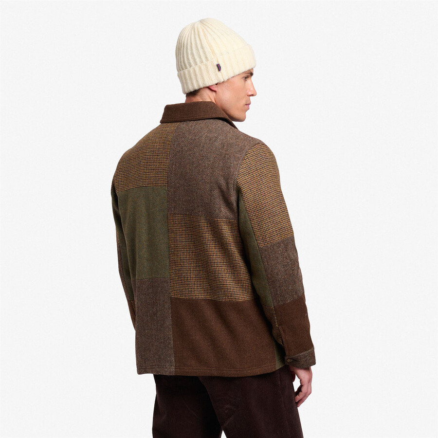 dorr patchwork marrone a quadri multicolore