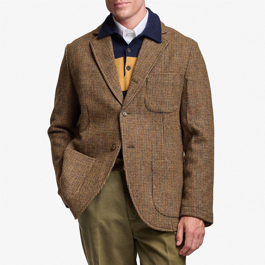 neddick micropiede poule beige-marrone-dk navy