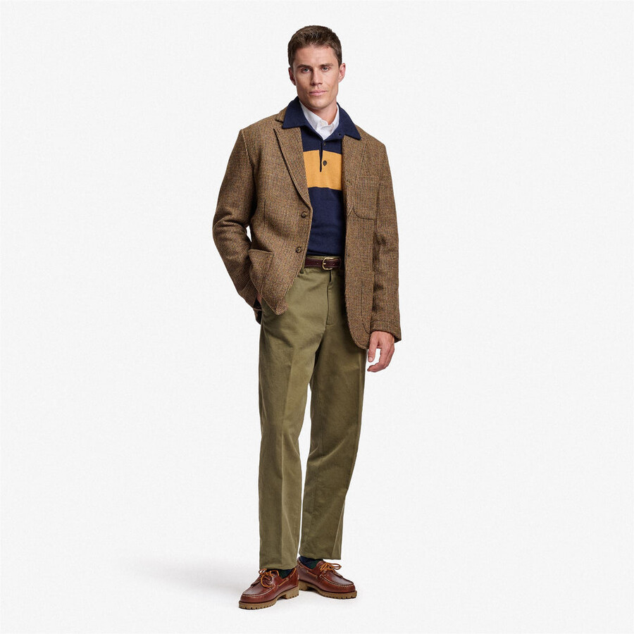 neddick micropiede poule beige-marrone-dk navy