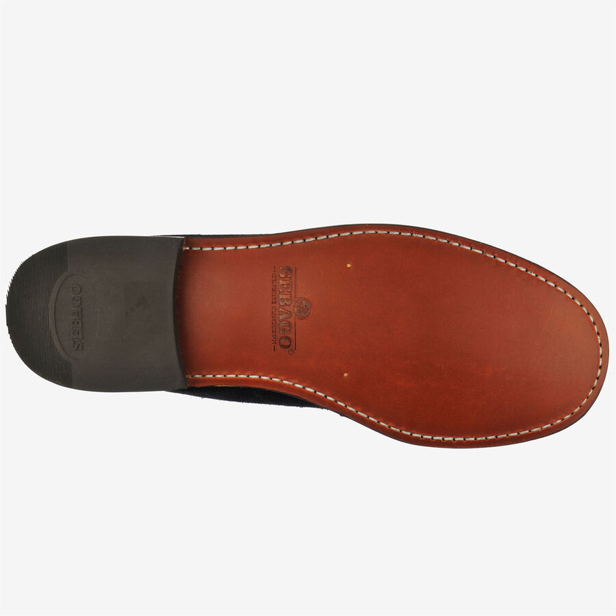 classic dan suede blu navy