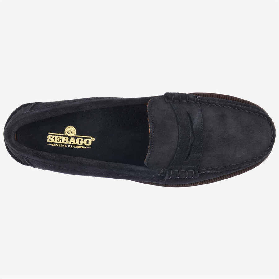 classic dan suede blu navy