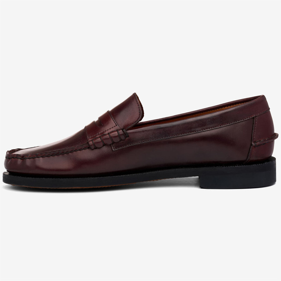 classic dan shell cordovan marrone borgogna