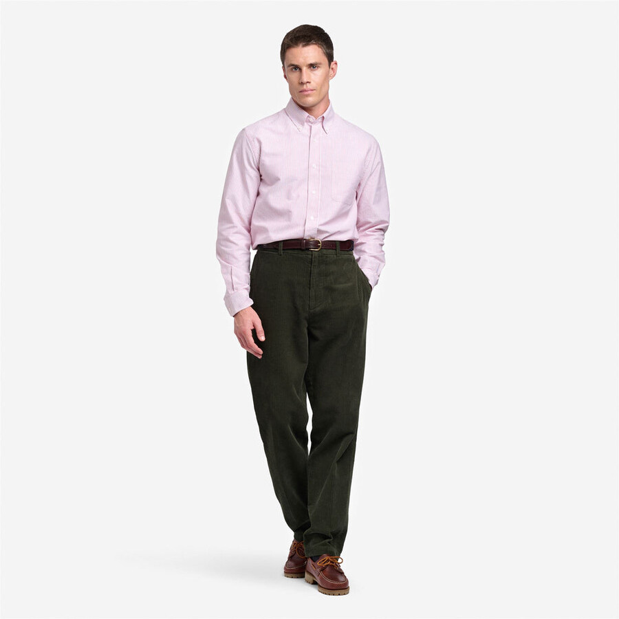 rendon corduroy green black forest