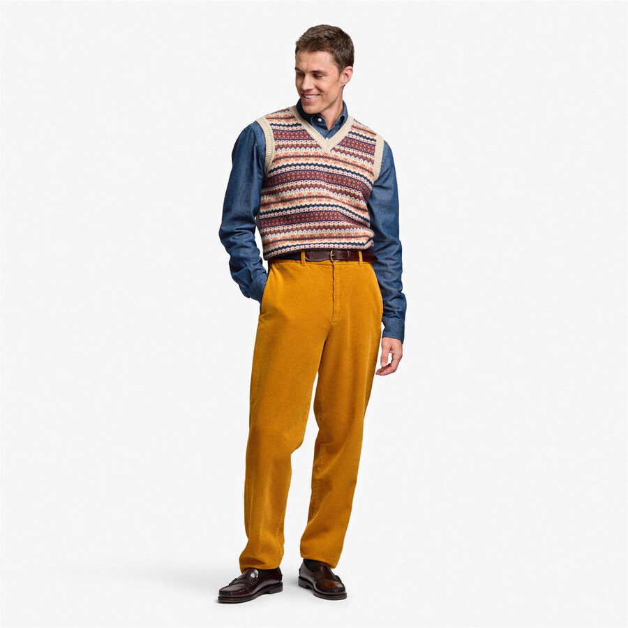 rendon corduroy giallo marrone chiaro