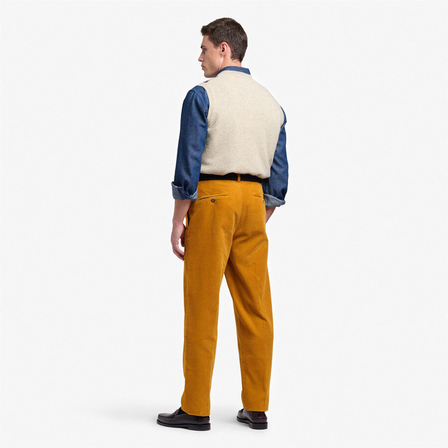 rendon corduroy giallo marrone chiaro